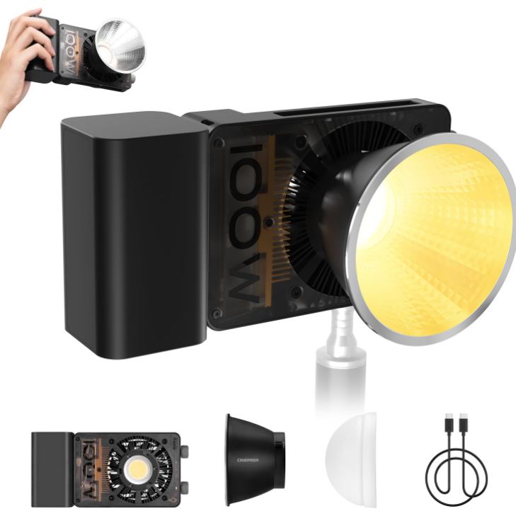 Photography Lighting Composition - ZHIYUN CINEPEER CX100 ไฟวิดีโอ LED 100W