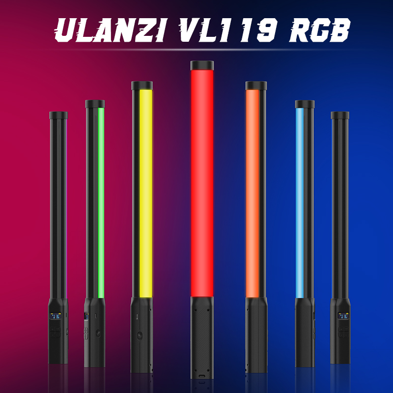 Photography Lighting Wand - Ulanzi VL119 มือถือ RGB สีสัน Stick