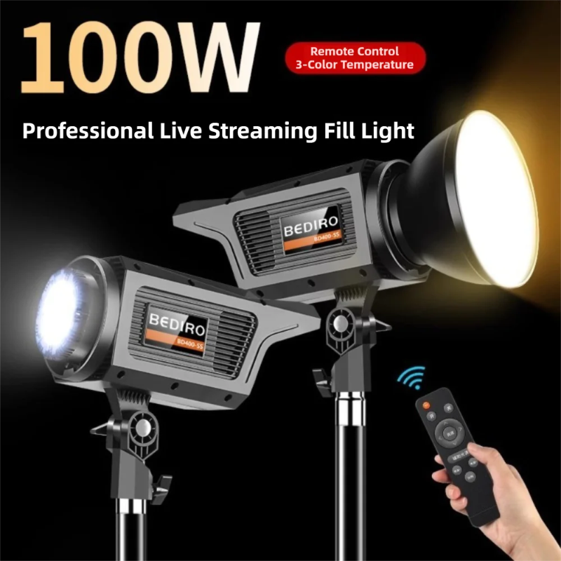 Photography Lighting Angles - ไฟสตูดิโอแฟลช 100W ขั้วโบเวนส์ 6500K ไฟ LED