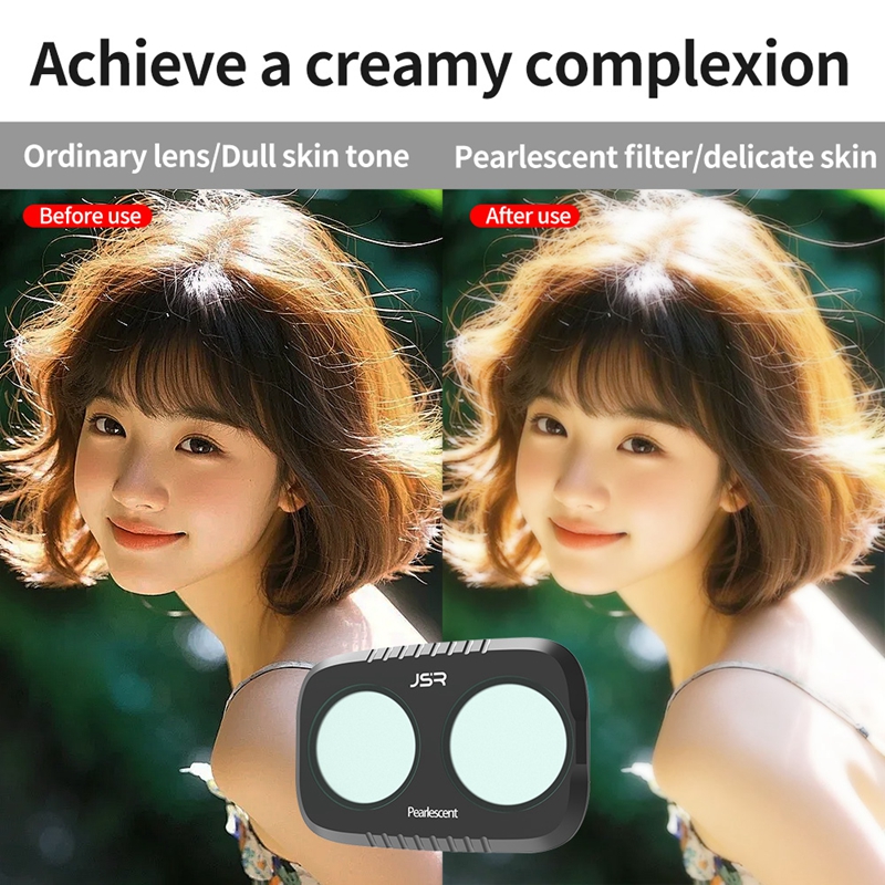 Photography Lighting Angles - สำหรับเลนส์กล้อง DJI Osmo Pocket 4P ฟิลเตอร์แม่เหล็กสีมุก