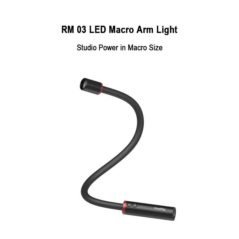 Photography Lighting Angles - ไฟถ่ายภาพมาโคร BrandSmallRig RM-03 ไฟ LED 3W