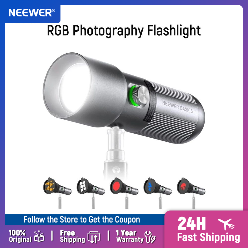 Photography Lighting Basics - ไฟฉายถ่ายภาพ NEEWER Basics RGB, 4 สี/20