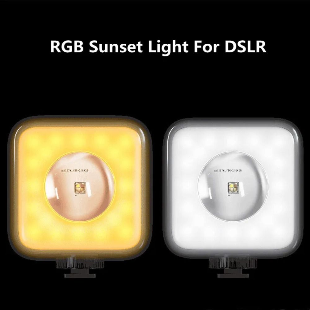 Photography Lighting Mood - ไฟสร้างบรรยากาศ RGB โคมไฟพระอาทิตย์ตก ปรับความสว่างได้ ไฟถ่ายภาพ แสงเปลี่ยนสีได้หลายสี
