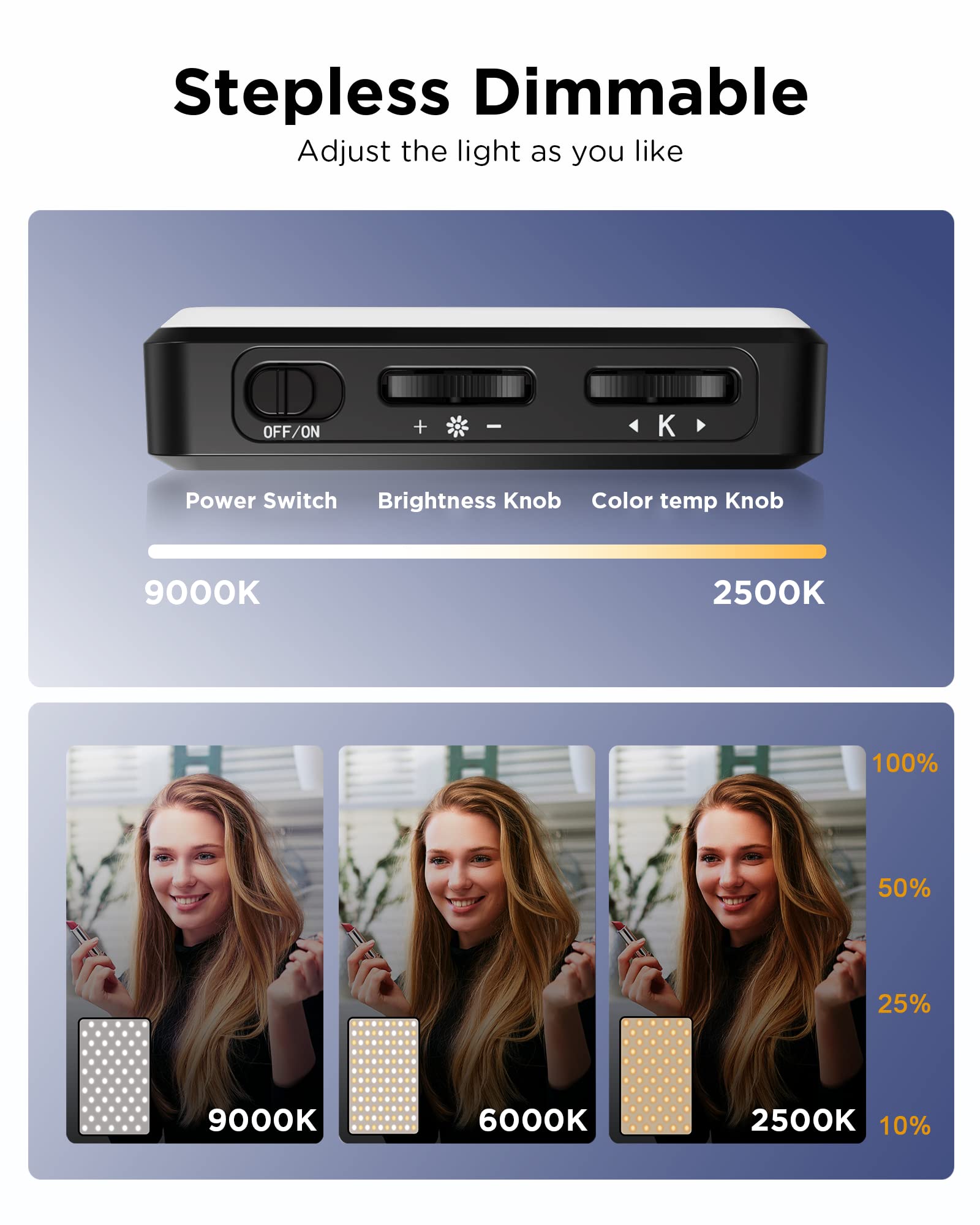 LED Selfie Light 3000Mah 120 L - Photography Lighting Wand บทวิจารณ์และราคา