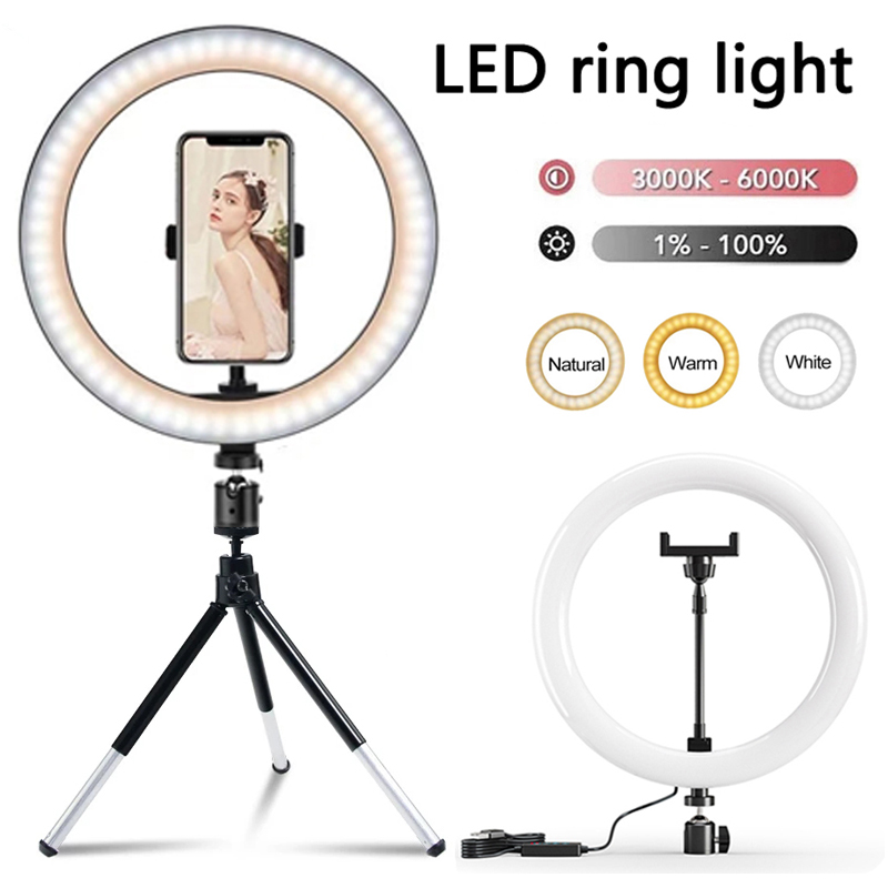 ไฟวงแหวน LED ขนาด 12 นิ้ว สำหร - Photography Lighting Youtube บทวิจารณ์และราคา