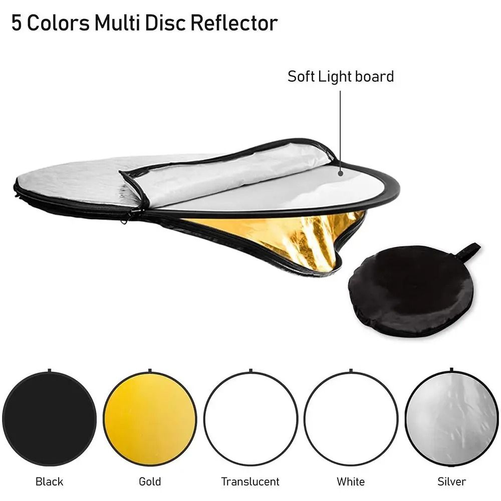 แผ่นสะท้อนแสงสำหรับถ่ายภาพแบบพ - Photography Lighting Reflectors บทวิจารณ์และราคา