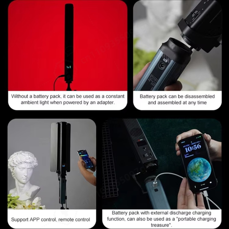 ไฟสตูดิโอวิดีโอ LED แบบพกพา RG - Photography Lighting Studio บทวิจารณ์และราคา