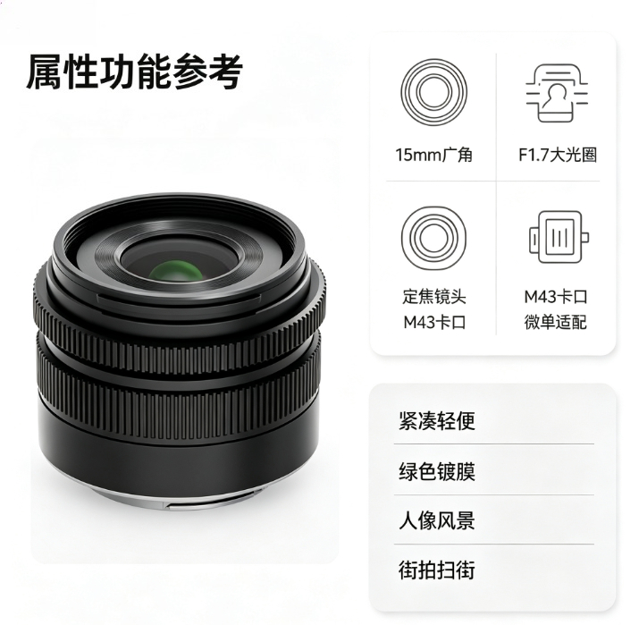 เลนส์พิมพ์ภาพ 15 มม. F1.7 MFT  - Photography Lighting Angles บทวิจารณ์และราคา