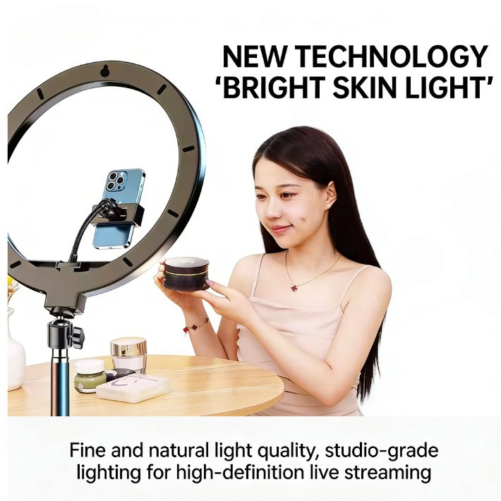 ไฟวงแหวนสำหรับไลฟ์สดแบบพกพาขนา - Photography Lighting Composition บทวิจารณ์และราคา
