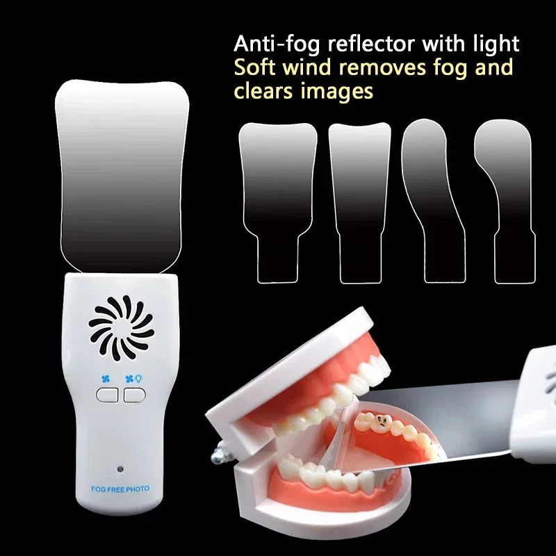กระจกจัดฟันพร้อมไฟ, ป้องกันฝ้า - Photography Lighting Reflectors บทวิจารณ์และราคา