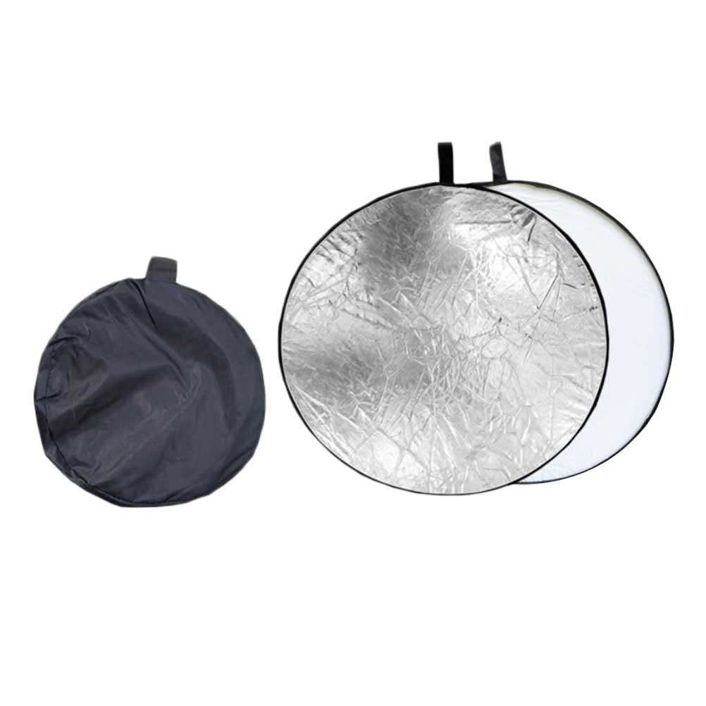 แผ่นสะท้อนแสงทรงกลม 2-in-1 ขนา - Photography Lighting Reflectors บทวิจารณ์และราคา