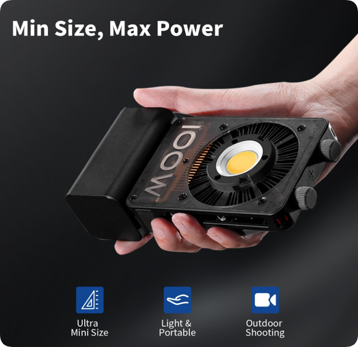 ZHIYUN CINEPEER CX100 ไฟวิดีโอ - Photography Lighting Composition บทวิจารณ์และราคา