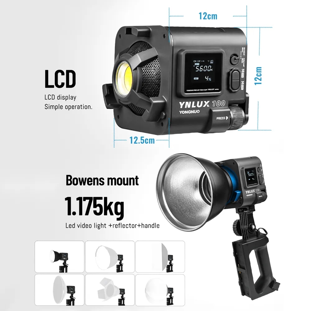 ไฟวิดีโอ LED แบบพกพา YONGNUO Y - Photography Lighting Led บทวิจารณ์และราคา