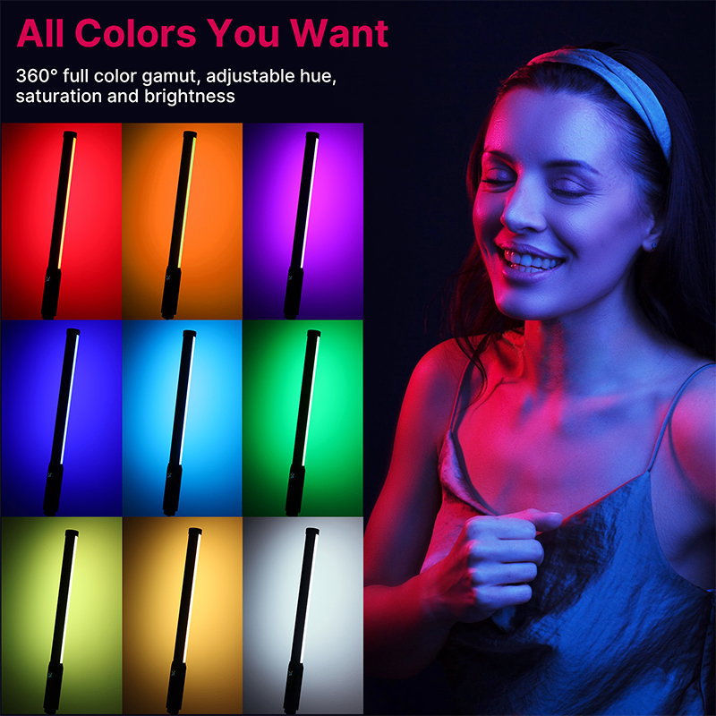 Ulanzi VL119 มือถือ RGB สีสัน  - Photography Lighting Wand บทวิจารณ์และราคา