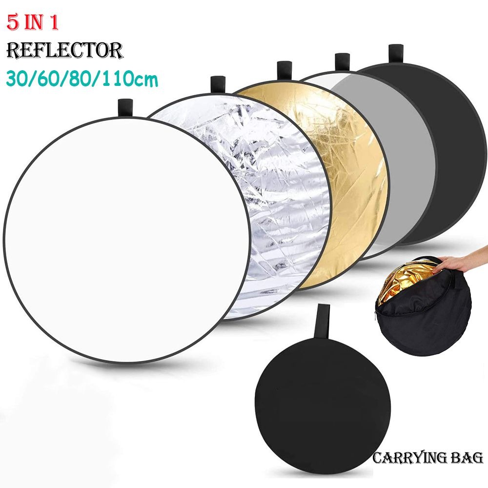 ตัวสะท้อนแสง30ซม. 60ซม. 80ซม.  - Photography Lighting Reflectors บทวิจารณ์และราคา
