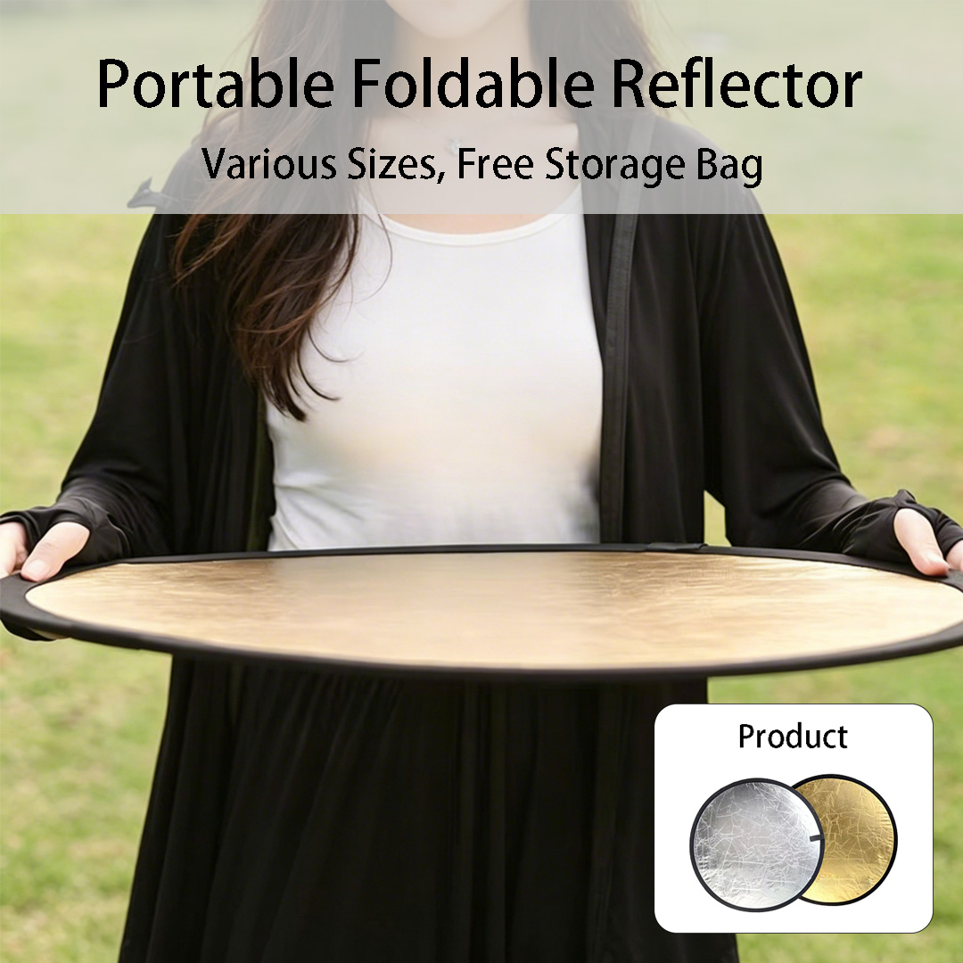 แผ่นสะท้อนแสงสองด้านทรงกลมขนาด - Photography Lighting Reflectors บทวิจารณ์และราคา