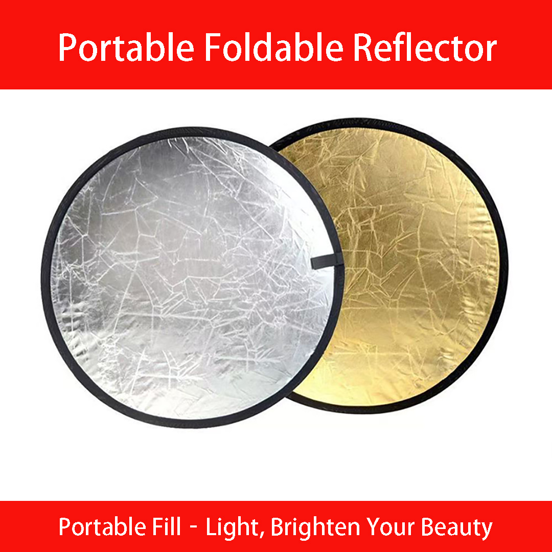 แผ่นสะท้อนแสงสองด้านทรงกลมขนาด - Photography Lighting Reflectors บทวิจารณ์และราคา