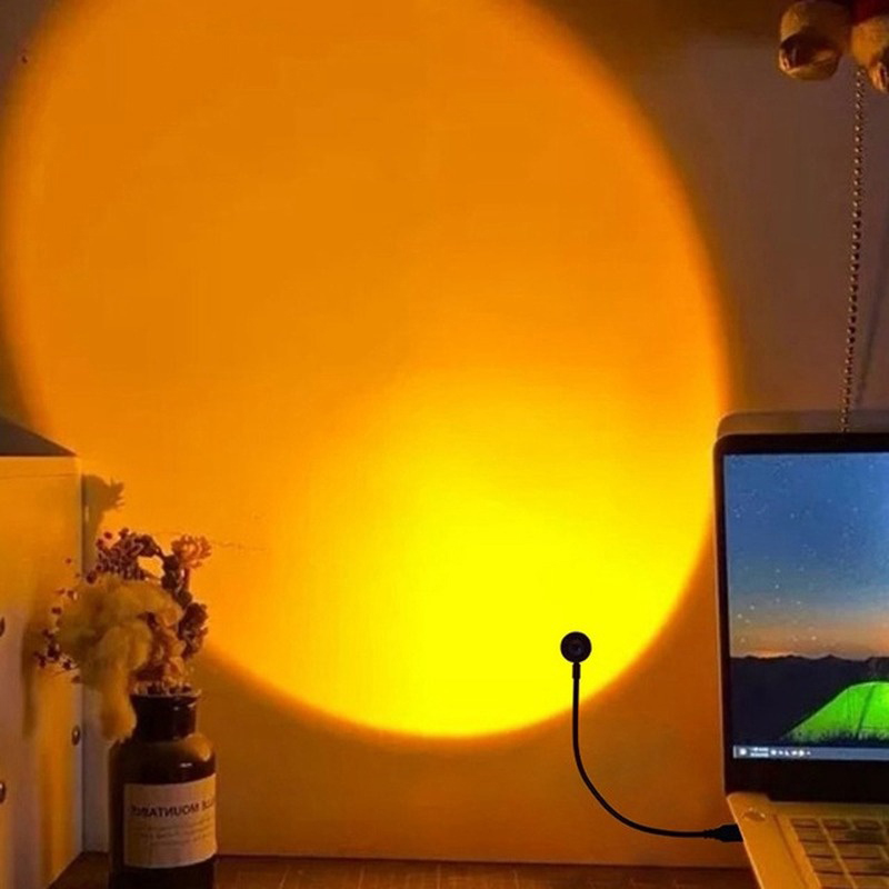 โคมไฟพระอาทิตย์ตก ไฟกลางคืน โป - Photography Lighting Mood บทวิจารณ์และราคา