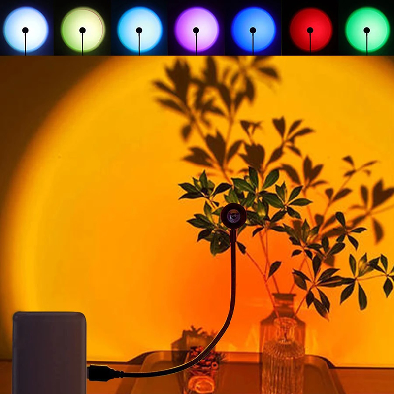 ไฟโปรเจคเตอร์พระอาทิตย์ตก LED  - Photography Lighting Mood บทวิจารณ์และราคา