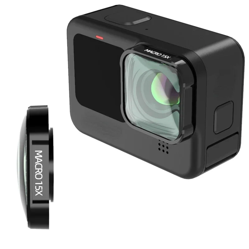 ฟิลเตอร์เลนส์15X มาโคร HD สำหร - Gopro Action Camera Hero 13 Black บทวิจารณ์และราคา
