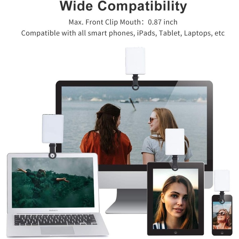 ไฟเซลฟี่แบบหนีบพกพา LED; ไฟสำห - Photography Lighting Accessories บทวิจารณ์และราคา