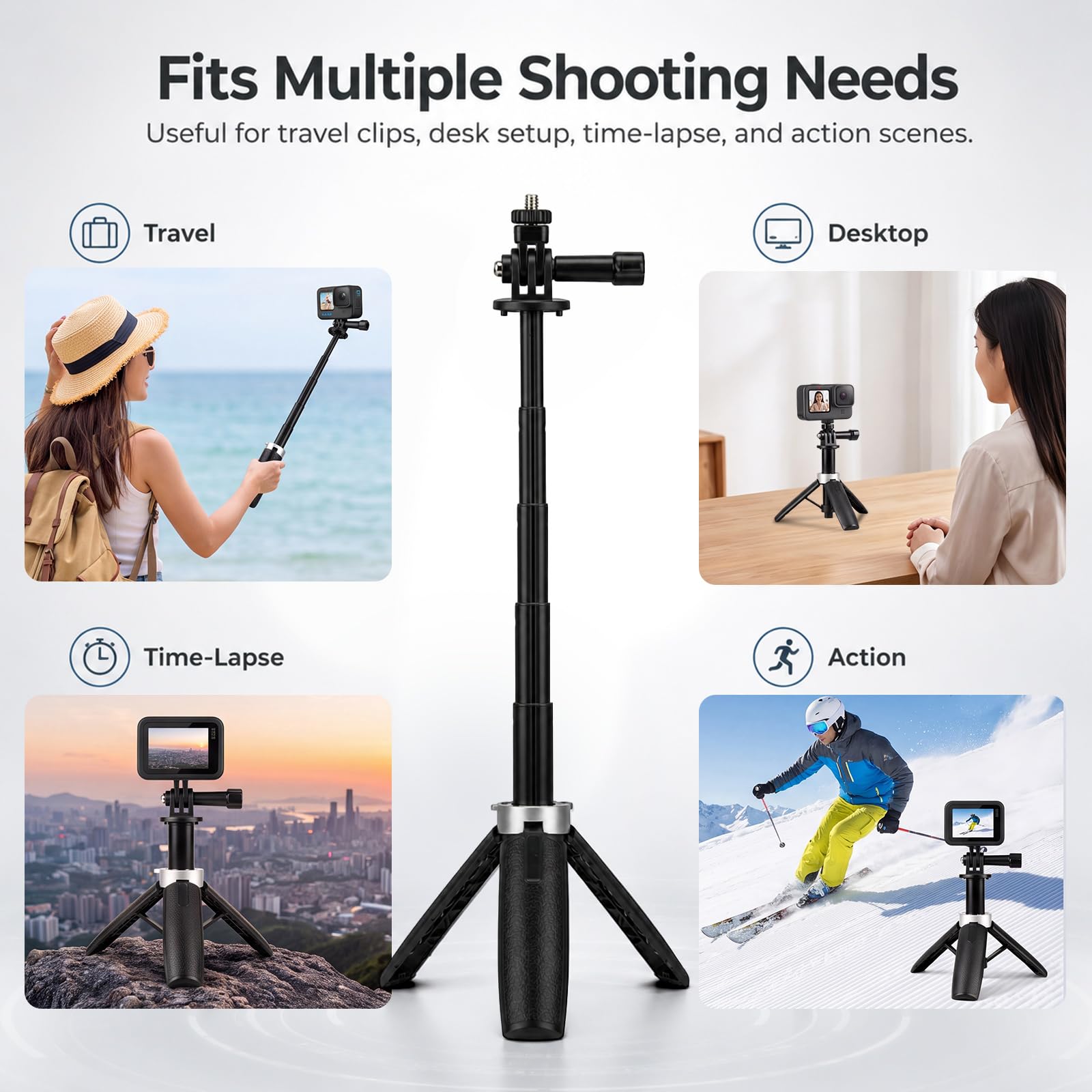 ขาตั้งกล้องแบบพับได้ขนาดเล็ก ป - Gopro Action Camera Hero 13 Black บทวิจารณ์และราคา