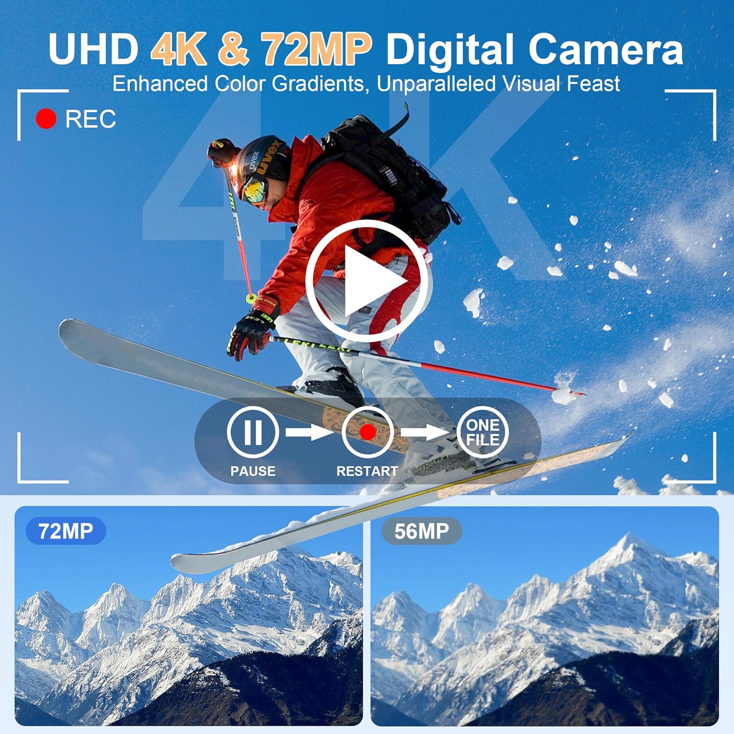 กล้องดิจิตอล 72MP สำหรับการถ่า - Photography Natural Lighting บทวิจารณ์และราคา