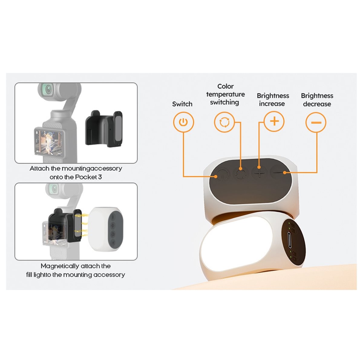 ไฟเติม A48U สำหรับ Pocket 3 สำ - Photography Lighting Composition บทวิจารณ์และราคา