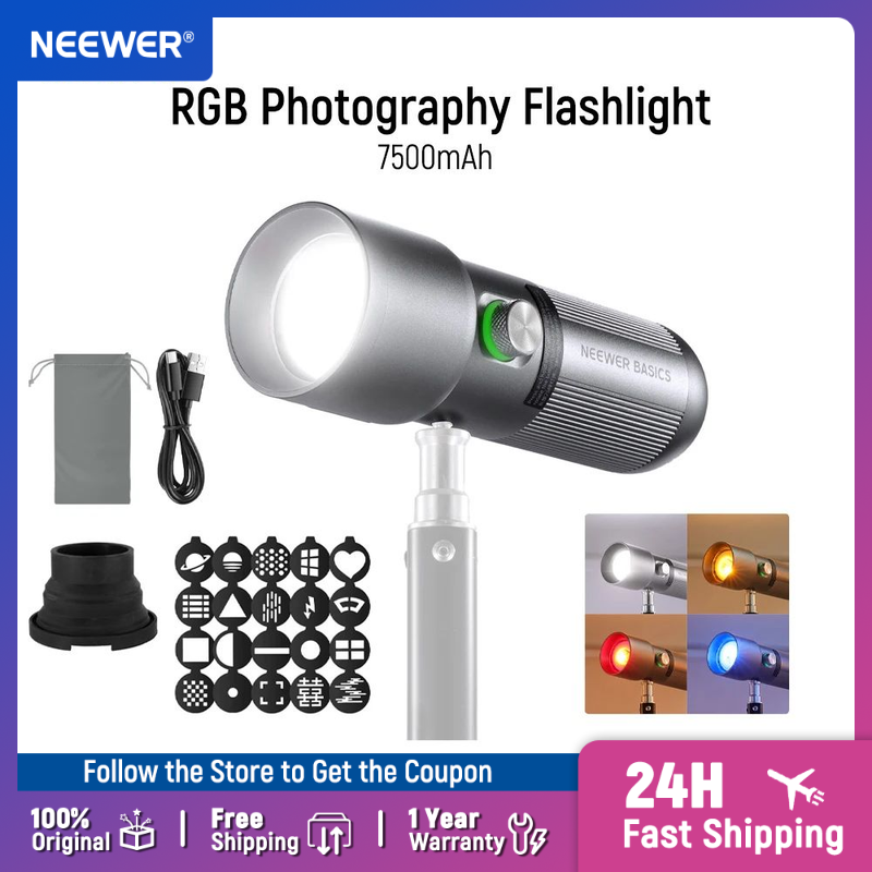 NEEWER BASICS FL10 ไฟฉาย LED ก - Photography Lighting Basics บทวิจารณ์และราคา