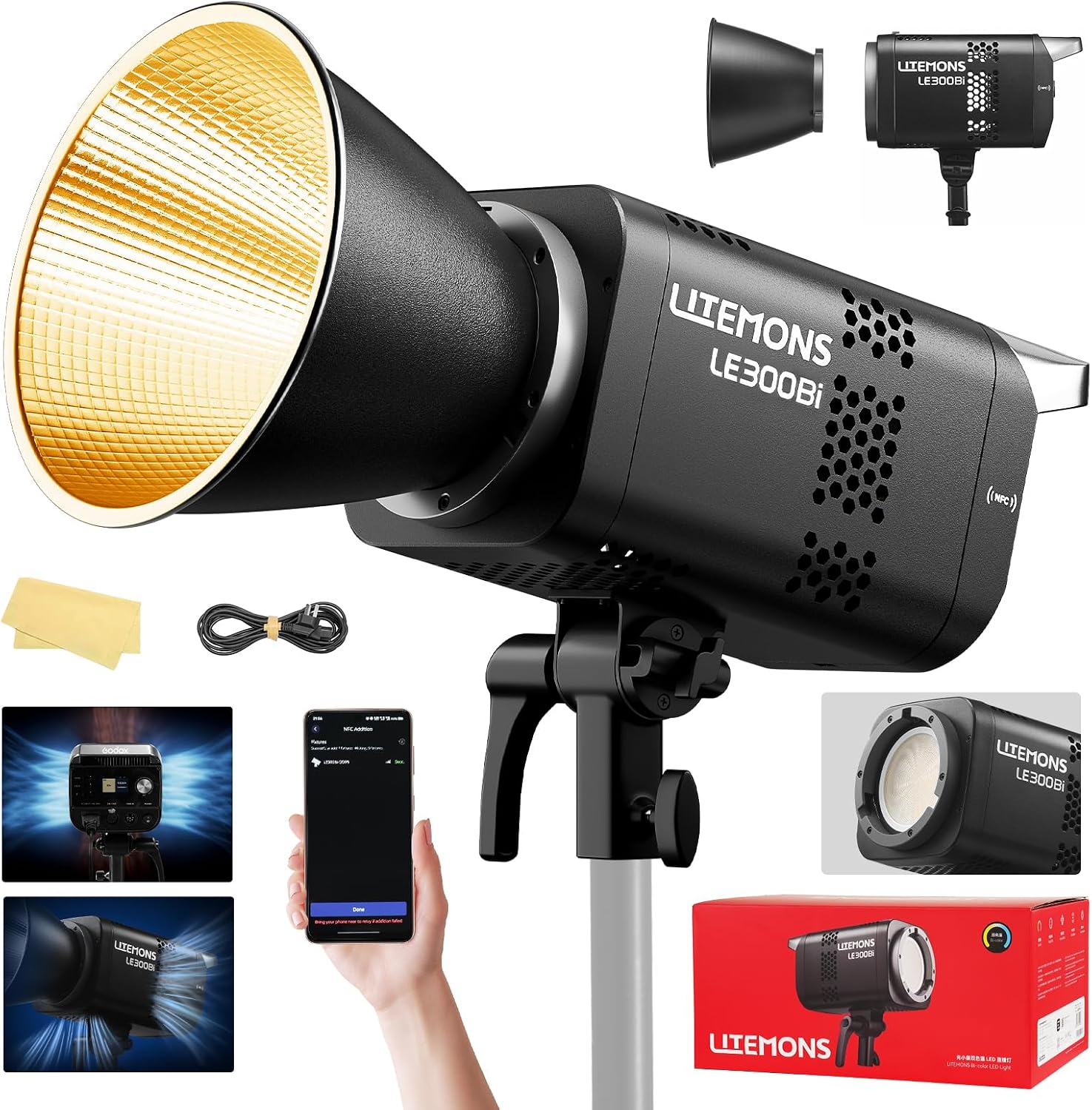 ชุดไฟวิดีโอ LED RGB, ไฟสตูดิโอ - Photography Lighting Youtube บทวิจารณ์และราคา