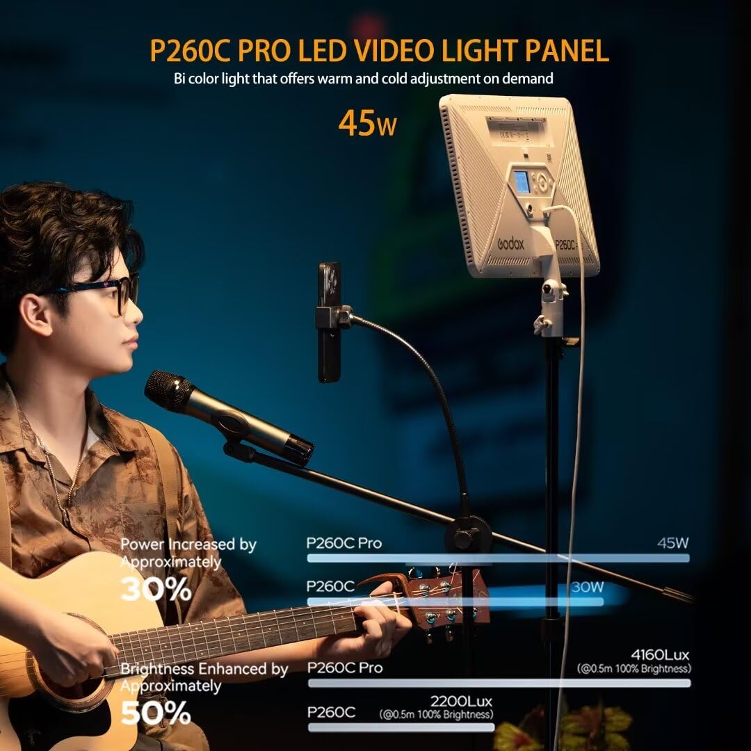 Godox P260C Pro LED Video Ligh - Photography Lighting Youtube บทวิจารณ์และราคา