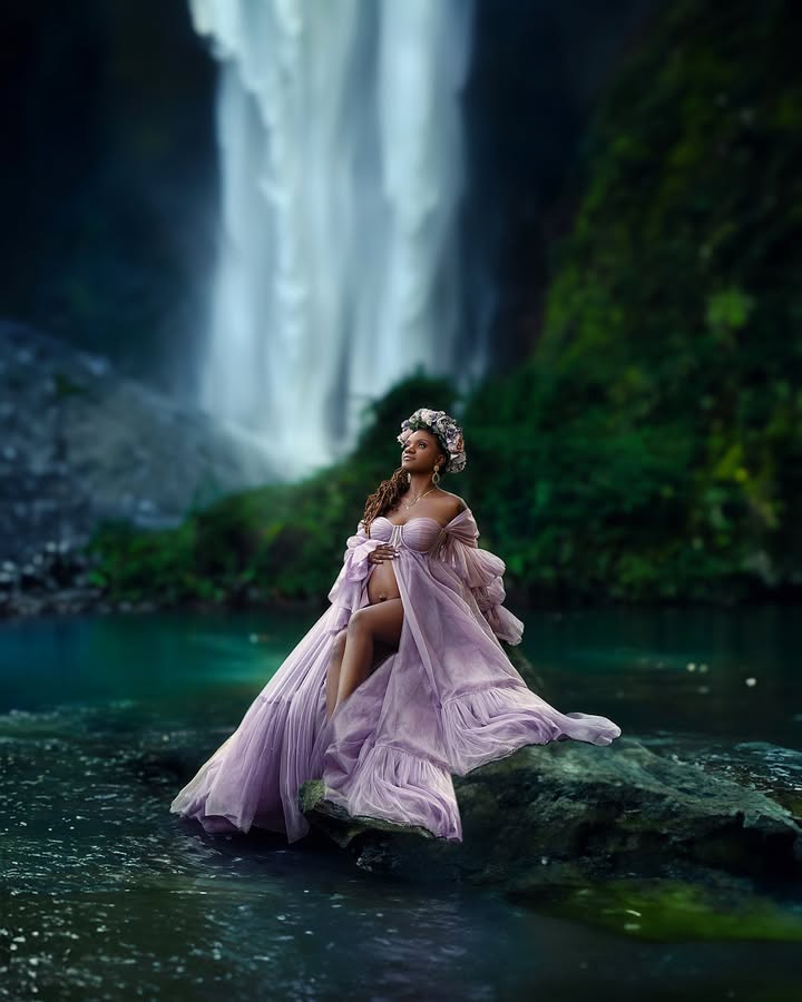 ชุดเดรสสำหรับถ่ายภาพคนท้อง แขน - Photography Natural Lighting บทวิจารณ์และราคา