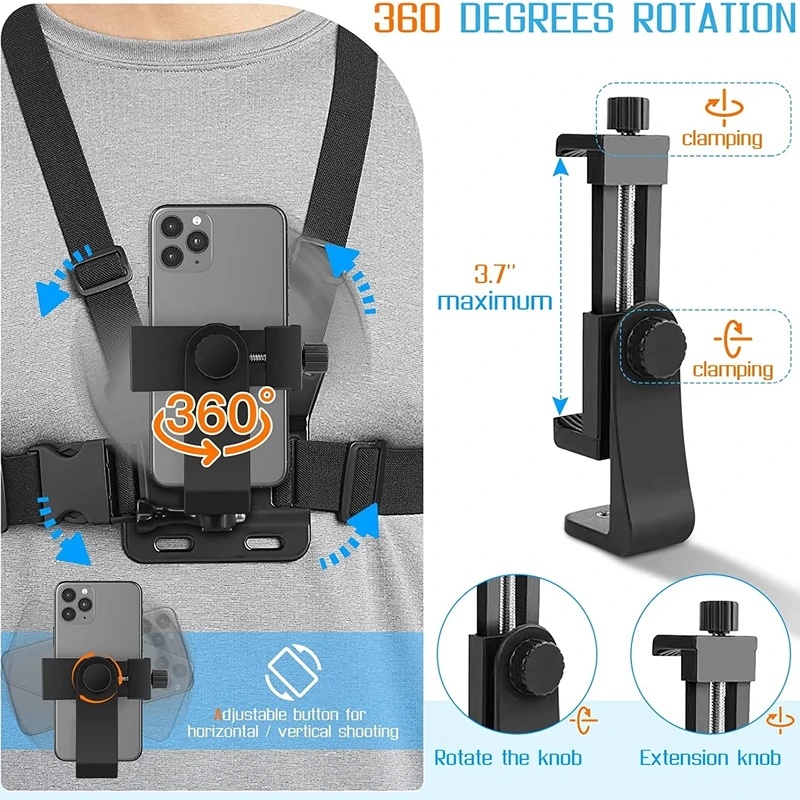 สายคาดหน้าอกสำหรับติดตั้งโทรศั - Gopro Action Camera Hero 13 Black บทวิจารณ์และราคา