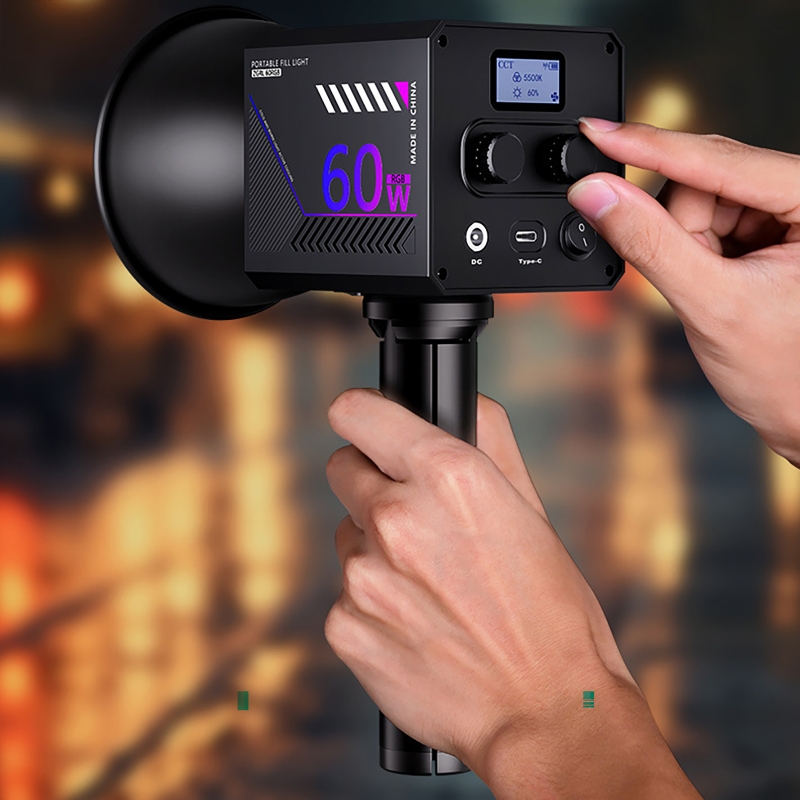 ไฟวิดีโอ RGB 60W แบบพกพา ไฟสตู - Photography Natural Lighting บทวิจารณ์และราคา