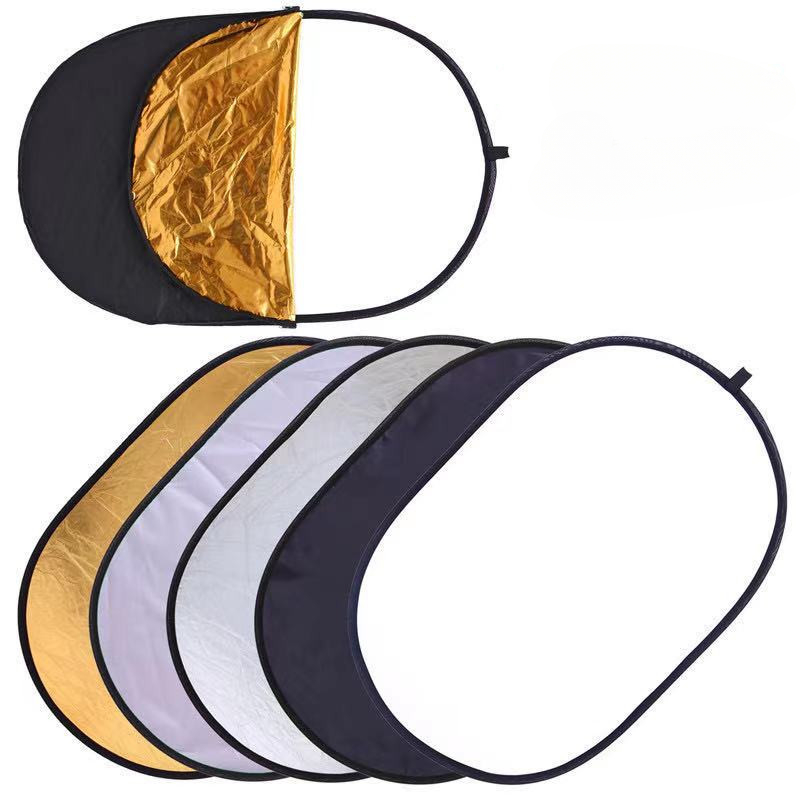แผ่นสะท้อนแสงแบบพกพาขนาด 60 90 - Photography Lighting Reflectors บทวิจารณ์และราคา