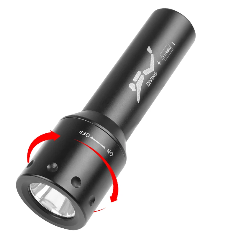 ไฟฉายดำน้ำ LED รุ่นใหม่ T6 ระย - Photography Lighting Led บทวิจารณ์และราคา