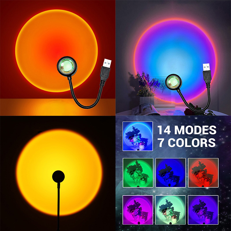 ZK40 LED Sunset โคมไฟ Nightlig - Photography Lighting Mood บทวิจารณ์และราคา