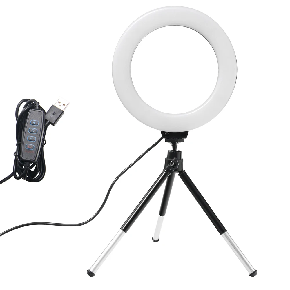 ไฟวงแหวนเซลฟี่ขนาด 6 นิ้ว แบบต - Photography Lighting Youtube บทวิจารณ์และราคา