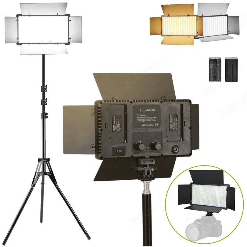 U800 U600 LED Photo Studio แฟล - Photography Lighting Youtube บทวิจารณ์และราคา